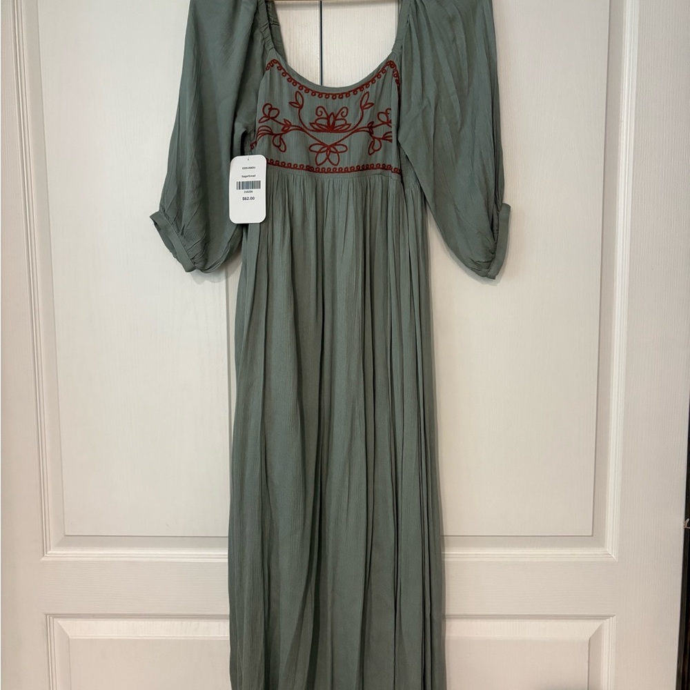 NFR Sage Green Dress-Small-NWT